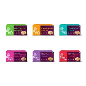 Millet Cookies - 6 Pack Combo - 450g