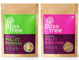 Millet Breakfast/Dinner Combo (Rava Dosa/Pongal) (10 pack, 45 servings) - 3kg
